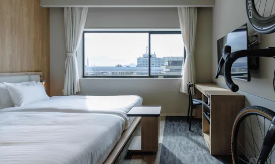 ห้องทวินสแตนดาร์ด วิวจากทางเข้า