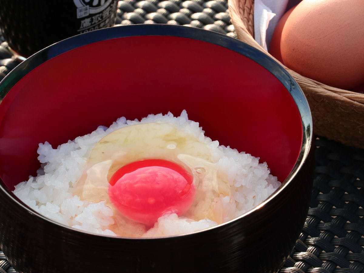 【อาหารเช้า】เฉพาะผู้เข้าพักเท่านั้น ข้าวราดไข่ดิบทานได้ไม่อั้น