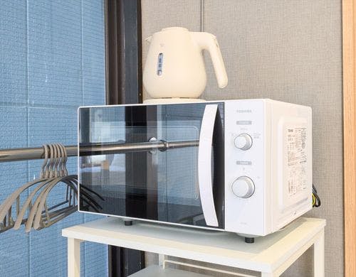 電子レンジ、電気ポット