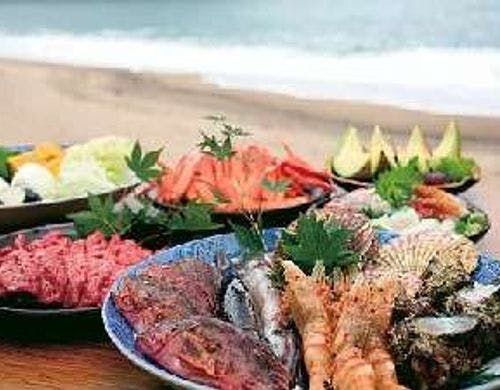 海を眺めながらのシーサイドBBQ
