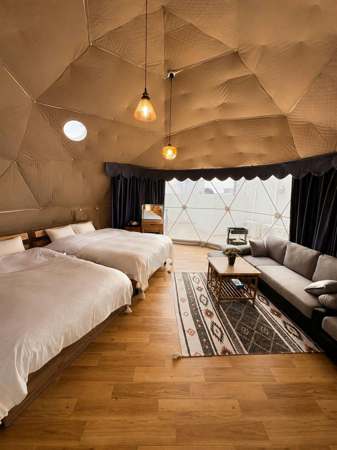 Khemah Kubah untuk Glamping