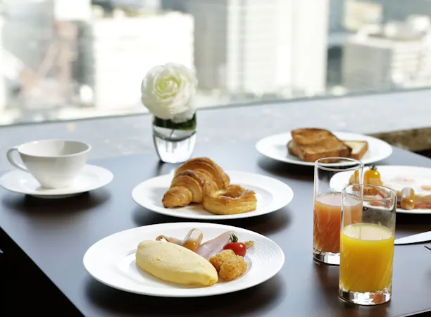 シェラトンクラブラウンジでのご朝食