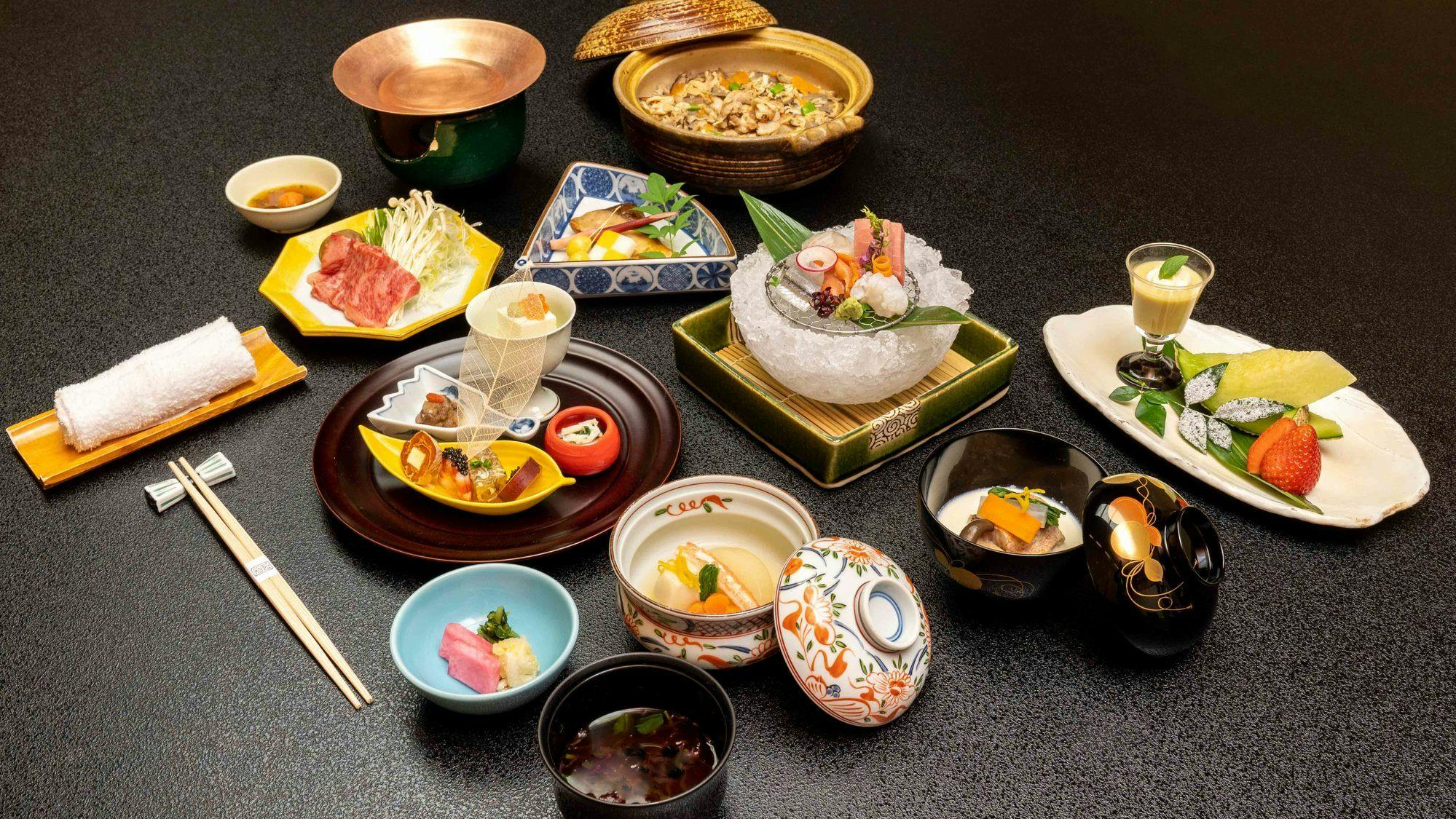 【スタンダード】那須の旬を味わう季節の会席と源泉かけ流し温泉┃露天風呂付スイート