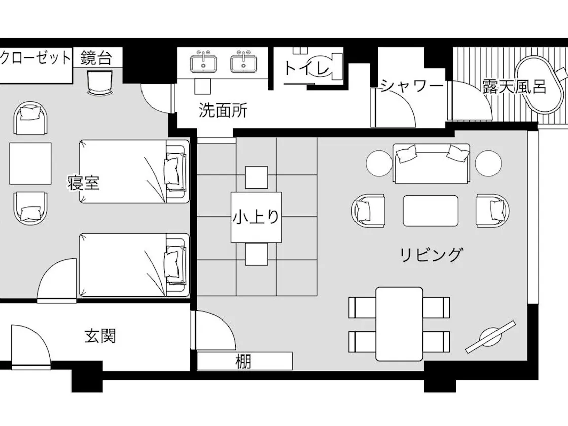 カトレア間取り図