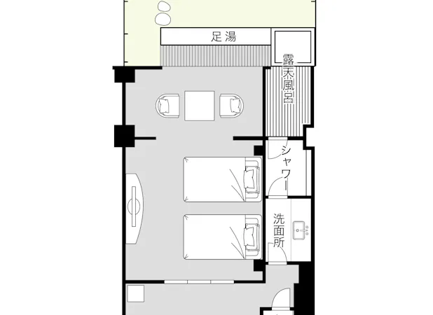 和モダン間取り図