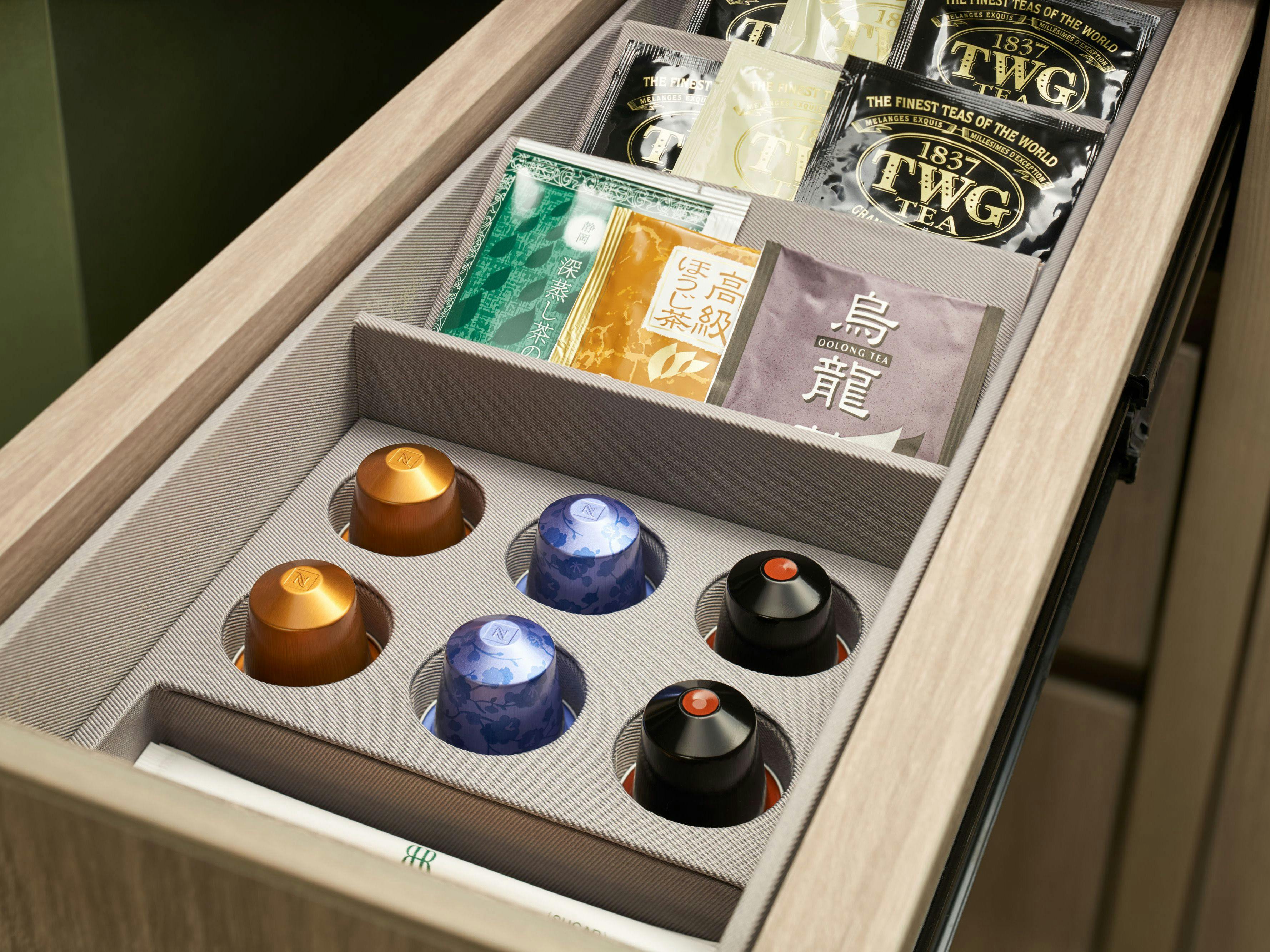 In-room minibar (Coffee & Tea)