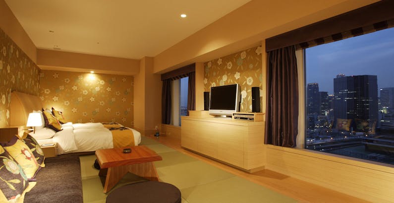 ナチュラルコンフォート畳スイート 禁煙 赤ちゃんホテルデビュー 洗い場バス付畳スイート 駐車場無料 お子様用アメニティ付 朝食付 プラン リーガロイヤルホテル 一休 Com