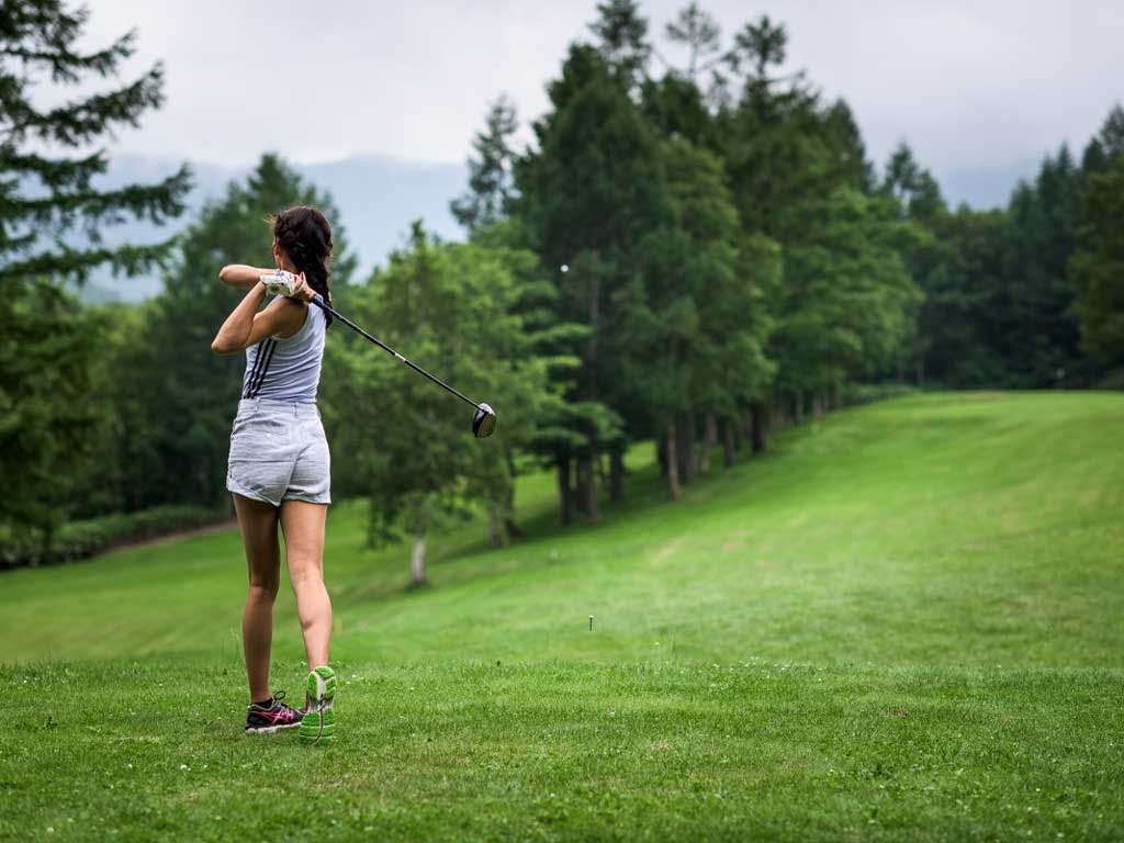 ６ホールのカジュアルゴルフ場