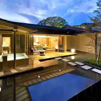 Villa with Open-Air Bath