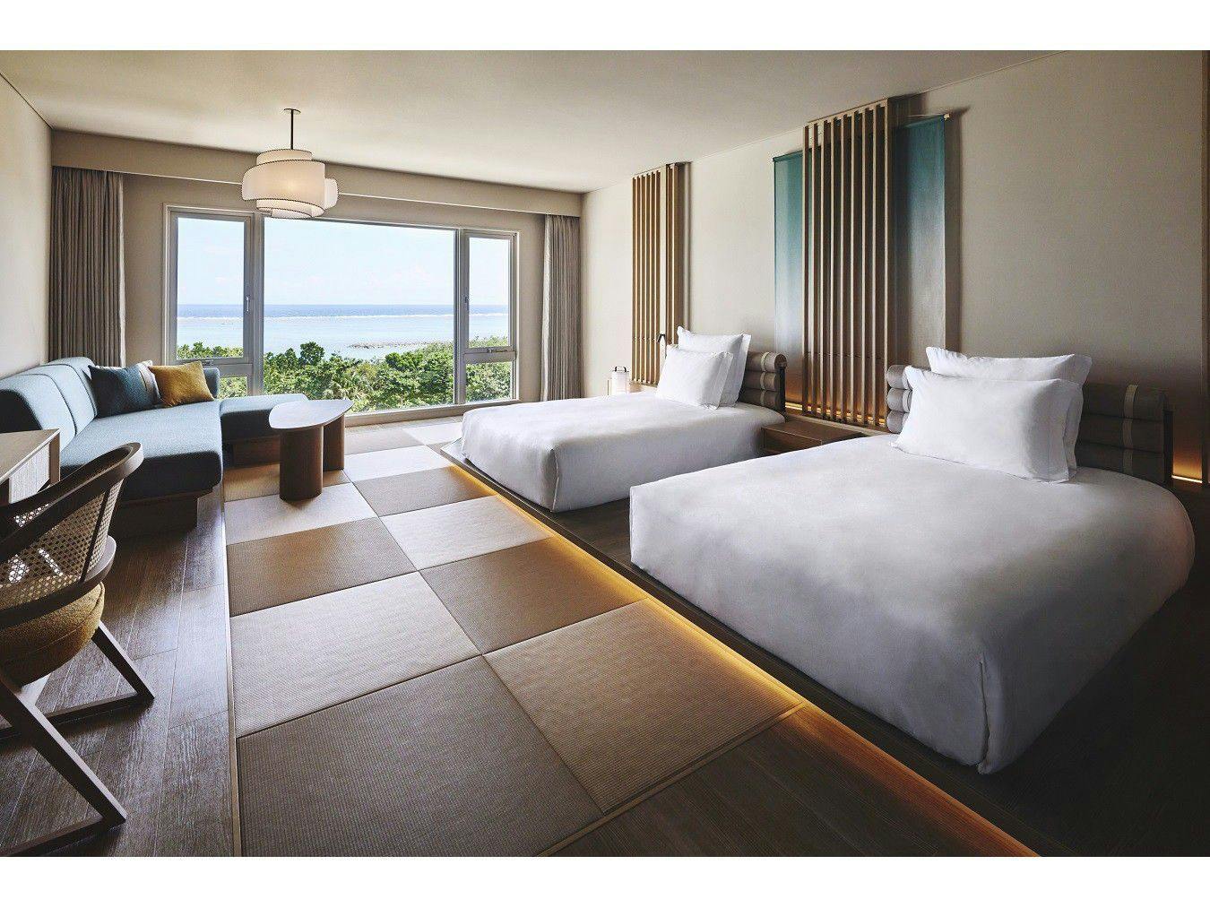 Premium Coral Twin Room