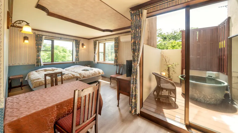 Izu Kogen Pet-Friendly Inn with Open-Air Baths in Every Room - Bettei Ishi no Ie