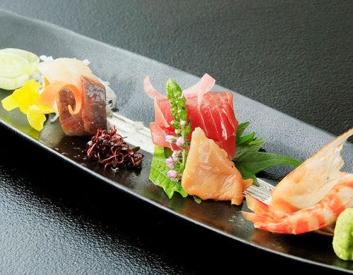 ご夕食｜お造りの一例（特選会席）