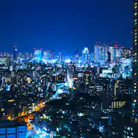 お部屋からの夜景(※イメージ)