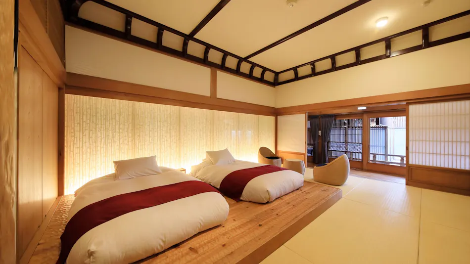 Kawaguchiko Onsenji Yumedono Ryokan with Open-Air Bath