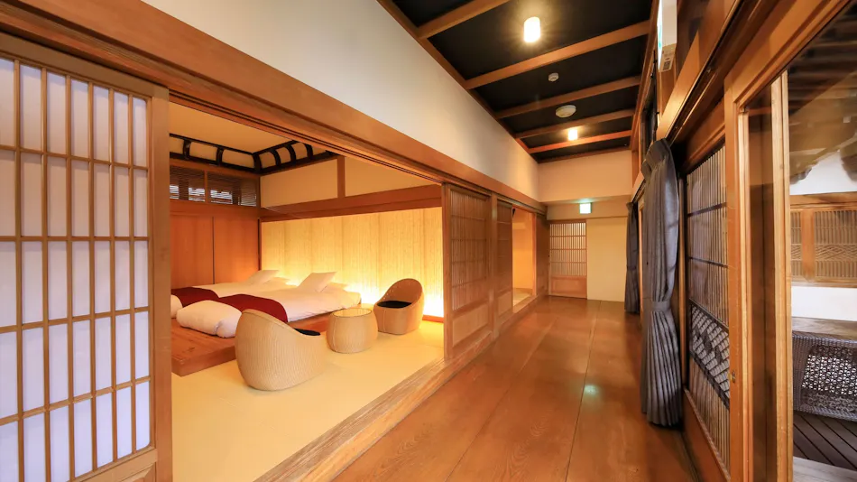 Kawaguchiko Onsenji Yumedono Ryokan with Open-Air Bath