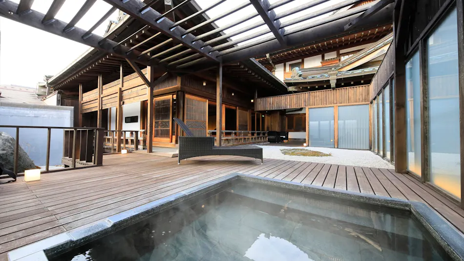 Kawaguchiko Onsenji Yumedono Ryokan with Open-Air Bath