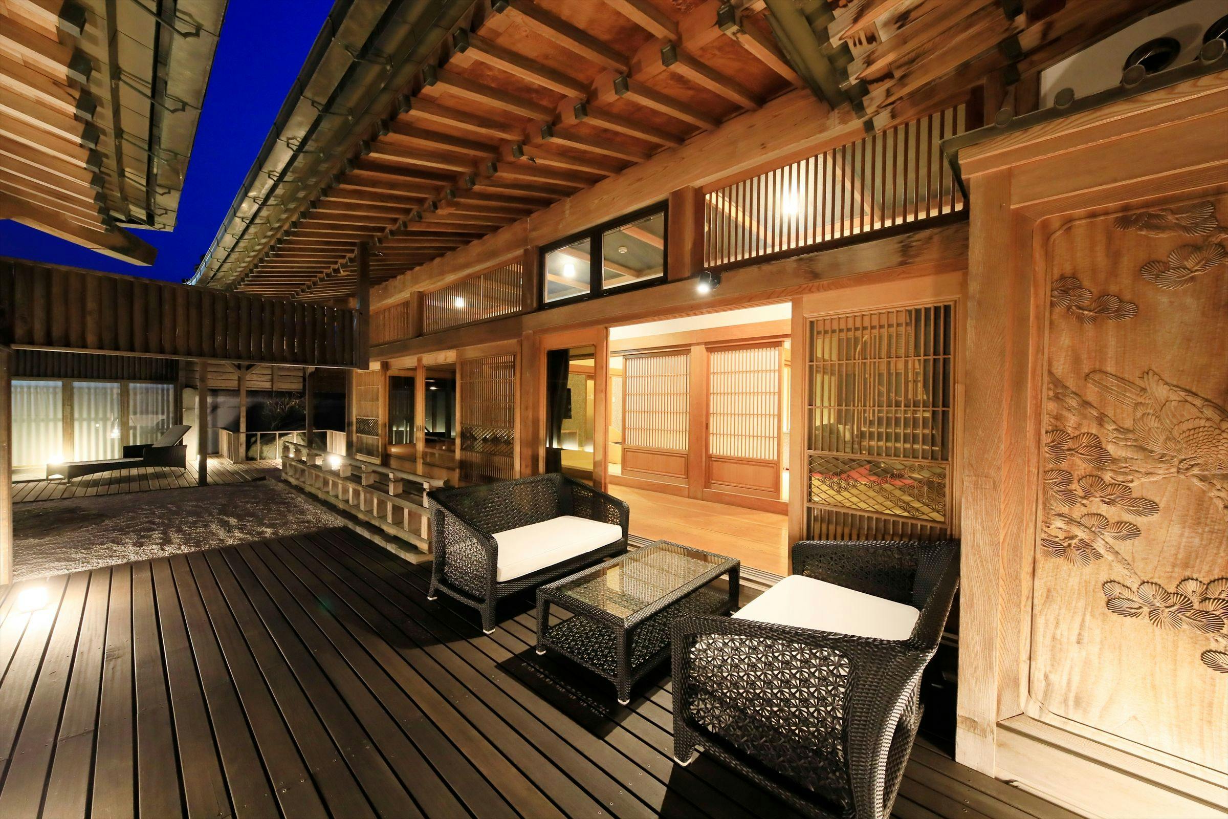 河口湖温泉寺　露天風呂の宿　夢殿