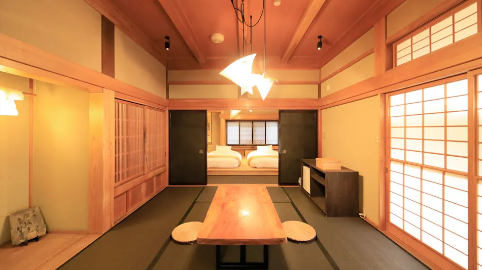 Kawaguchiko Onsenji Yumedono Ryokan with Open-Air Bath