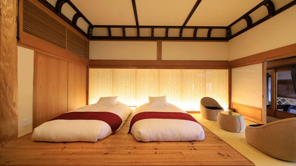 Kawaguchiko Onsenji Yumedono Ryokan with Open-Air Bath