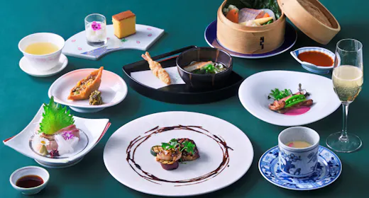 【夕朝食付】長崎を詰め込んだディナーコース&ウェルカムドリンク付-長崎浪漫-