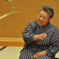 遠野語り部の昔話実演の一コマ