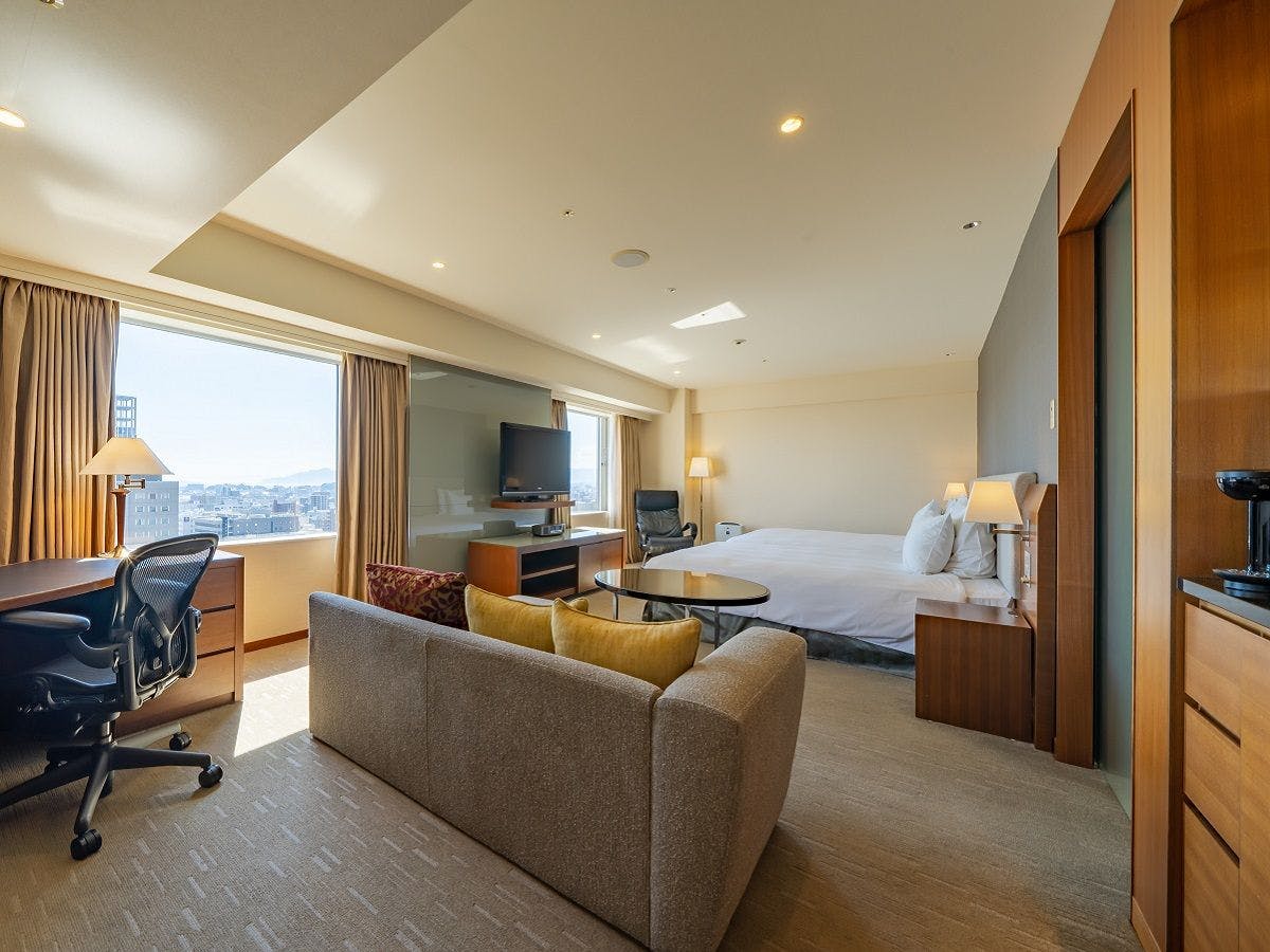 ANAクラウンプラザホテル広島 【クラブフロア・ベストフレキシブルレート】クラブフロア＆ラウンジリニューアルOPEN！（クラブ特典付 【クラブ】ダブル（18～21平米）19～21階