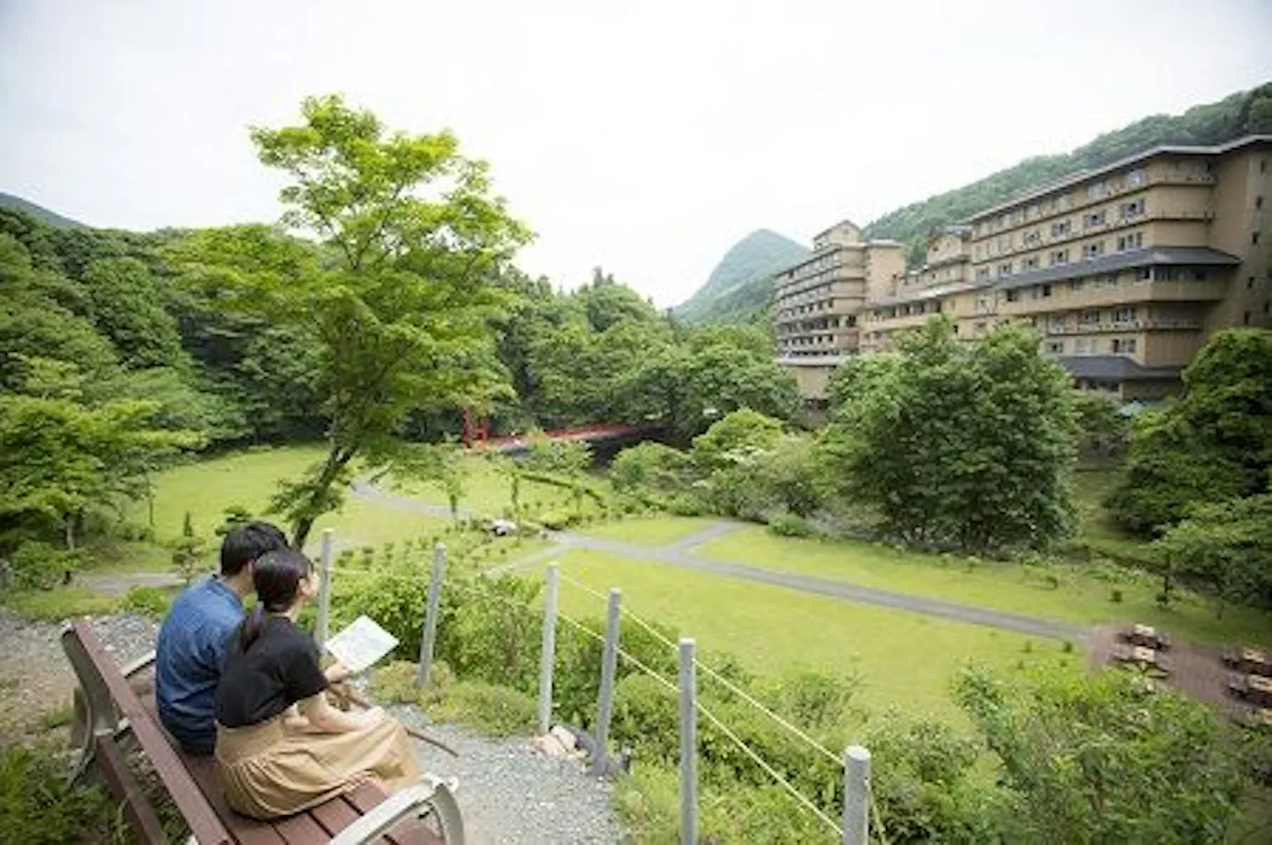 結びの宿 愛隣館：庭園
