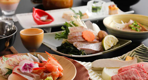 【島の逸品揃い】四季のグルメを味わうプラン(お食事会場)