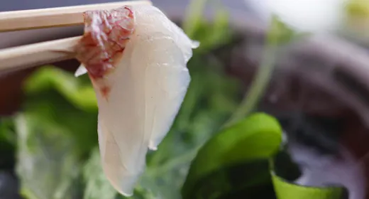 鍋ダイニング・いいそで愉しむ~春爛漫の味覚・桜鯛のしゃぶしゃぶ鍋コース