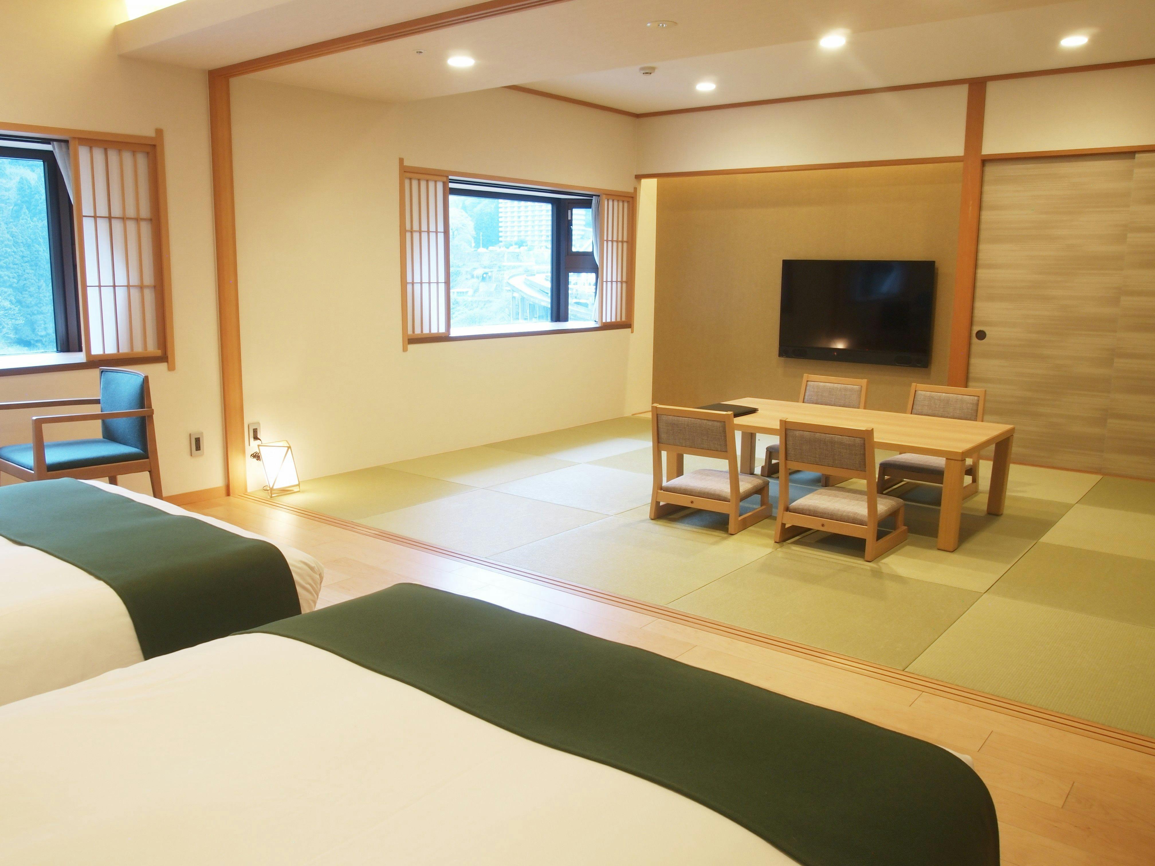 【本館】デラックス和洋室
※全室川側