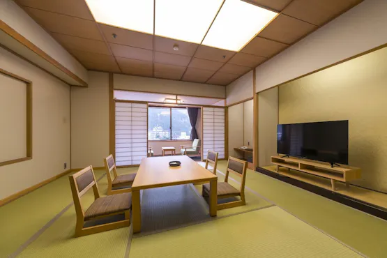 【Dilarang Merokok】Kamar Standar Gaya Jepang di Gedung Tambahan + Balkon Menghadap Kota