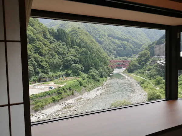 本DX和洋室(川側)