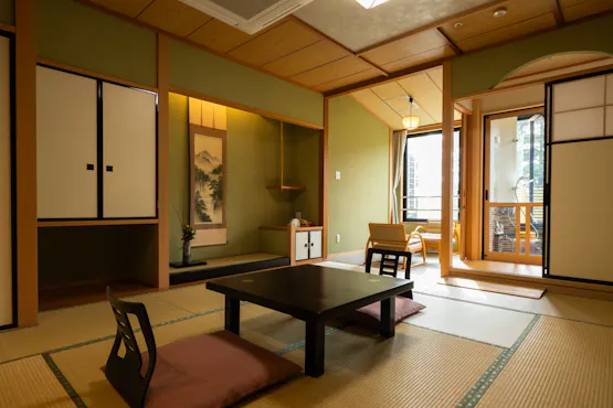 【瑞雲棟】ห้องพักสไตล์ญี่ปุ่นพร้อมน้ำพุร้อน / 12 เสื่อทาทามิ (ตัวอย่าง)