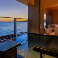 温泉掛流し露天風呂付絶景スイート『天』