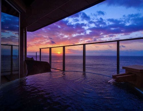 温泉掛流し露天風呂付絶景和モダン『粋』