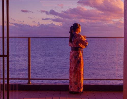 温泉掛流し露天風呂付絶景スイート『暁』