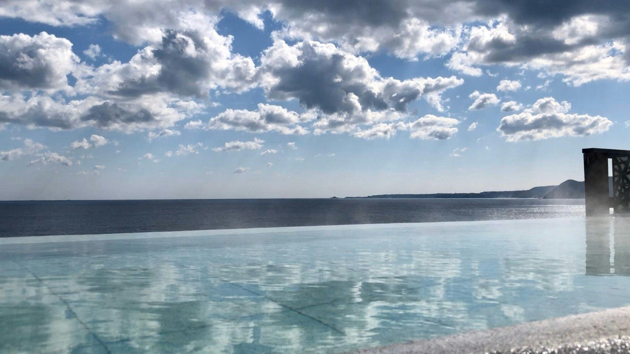 露天風呂蒼空-sora-　から伊豆半島下田方面