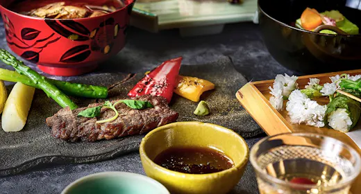 【伊予牛ステーキ付会席】まろやかで深い「絹の味」を味わう美食の夜 <朝・夕お部屋食>