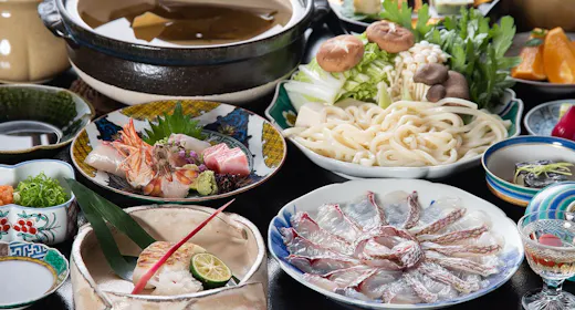 【鯛しゃぶ会席】肉厚・ほろりとほどける瀬戸内の海の恵みを味わう <朝・夕お部屋食>