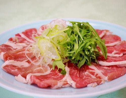当館自慢の「つゆしゃぶ」