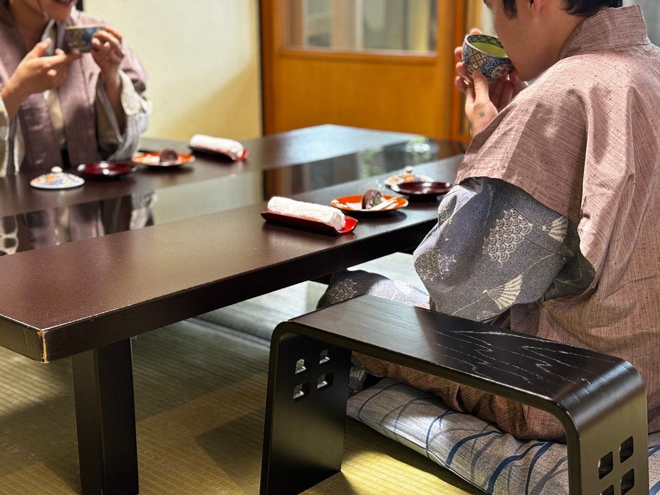 お茶と和菓子のおもてなし