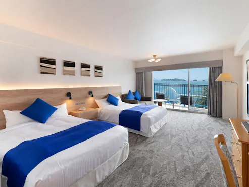 【海側】ツインルーム・ナチュラル 40平米