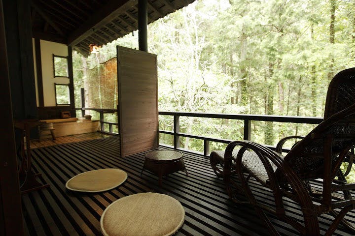 花イカダ～室内露天（一例）