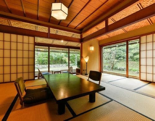 特別室「緑水亭」<BR>数寄屋造り一戸建て