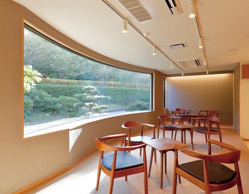 売店「川棚小町」カフェコーナー