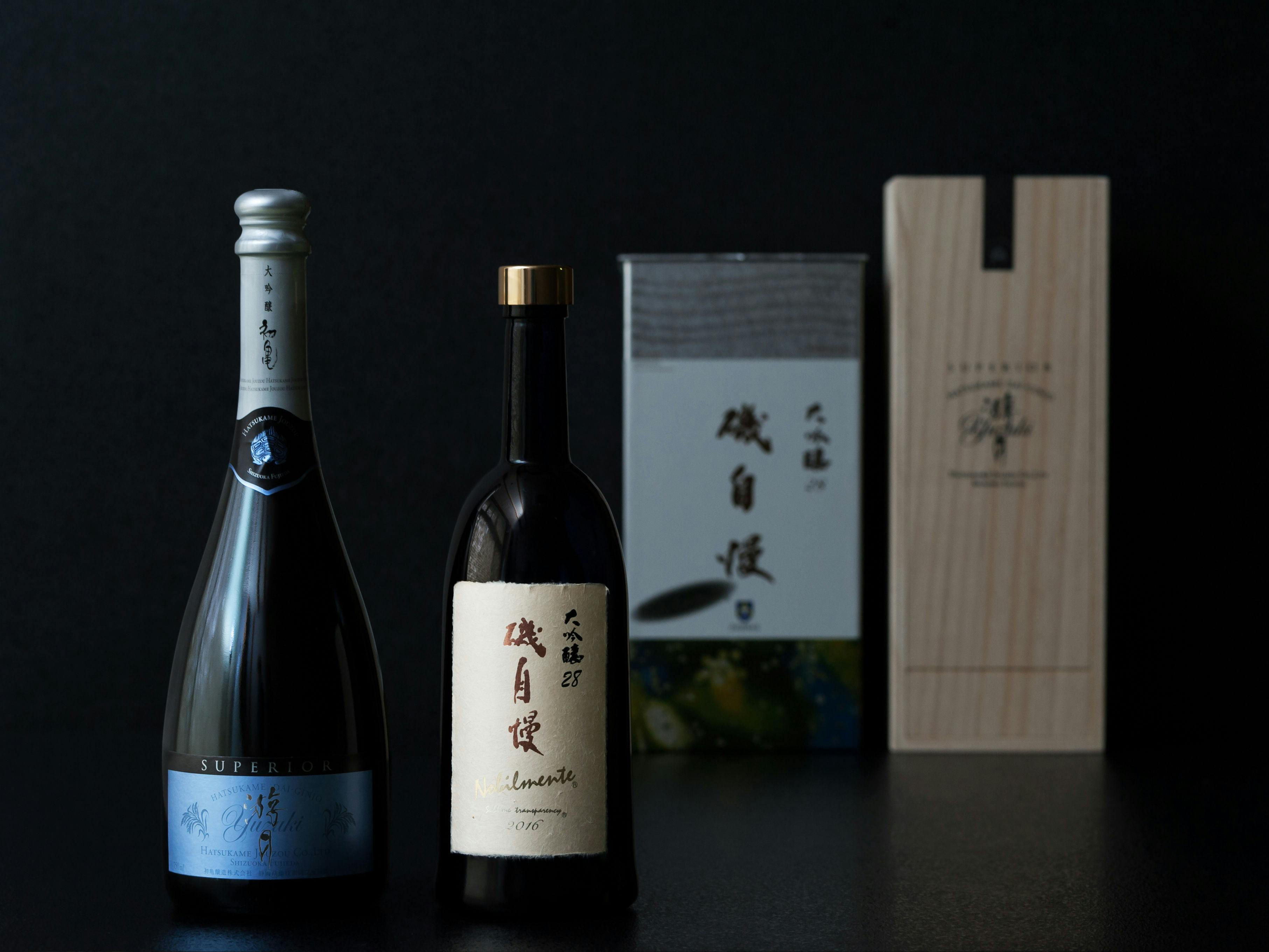 磯自慢や初亀などのプレミアム日本酒