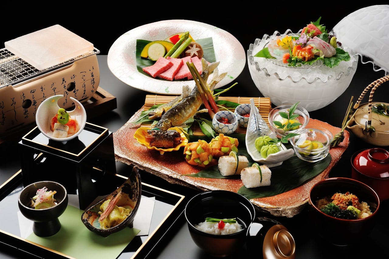 【会席料理】夏のお献立（一例）
