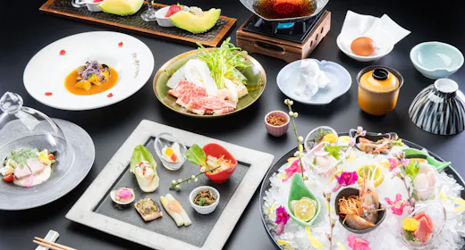 【個室レストラン「inankur」】厳選された四季の味を・和食創作料理「山花」/ドリンクフリーフロー