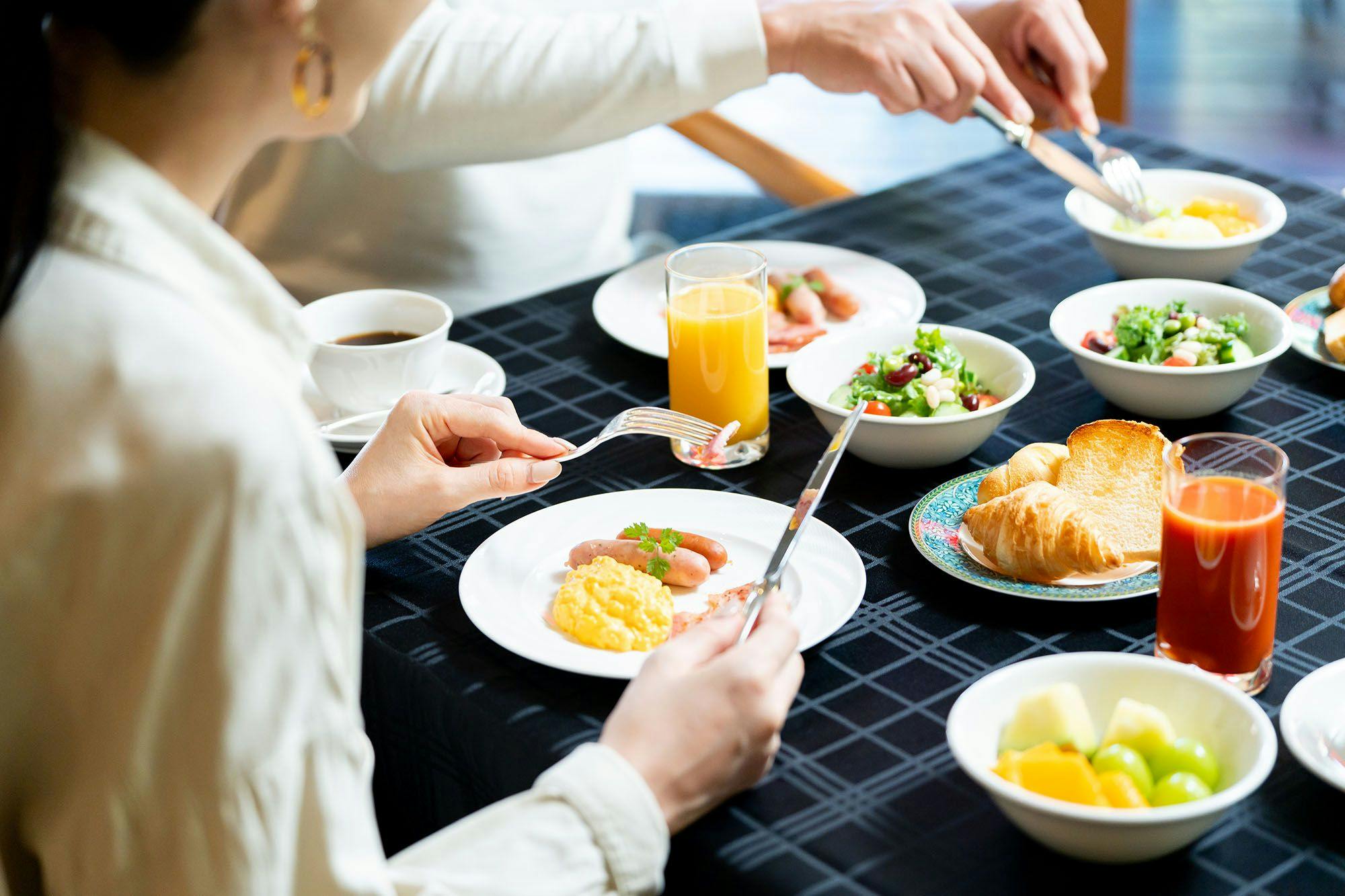 朝食の一例です