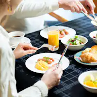 朝食の一例です